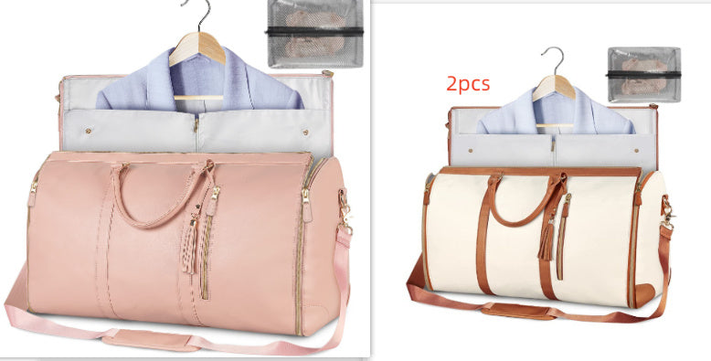Emma – Grande Capacité Sac de Voyage Duffle pour Femmes, Sac à Costume Pliable, Imperméable