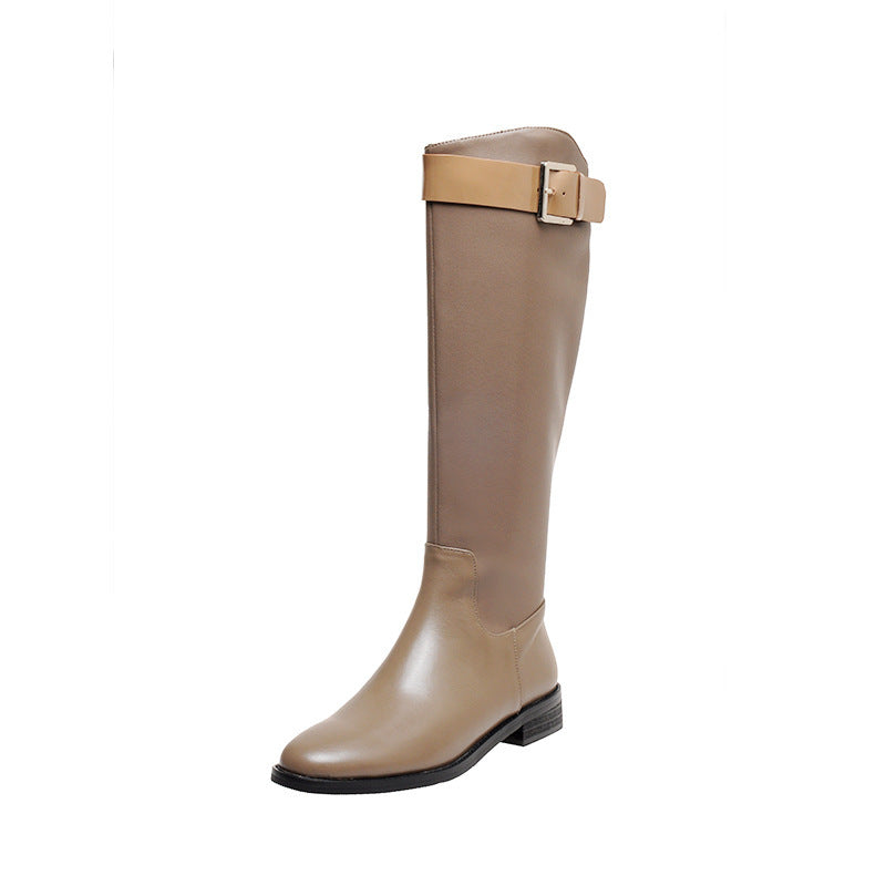 Michelle – Bottes Rétro à Bout Rond