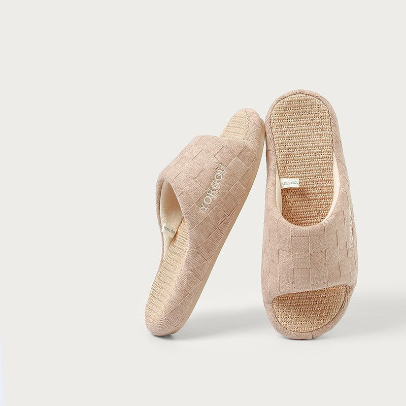 Barbara – Pantoufles en Lin pour Femme