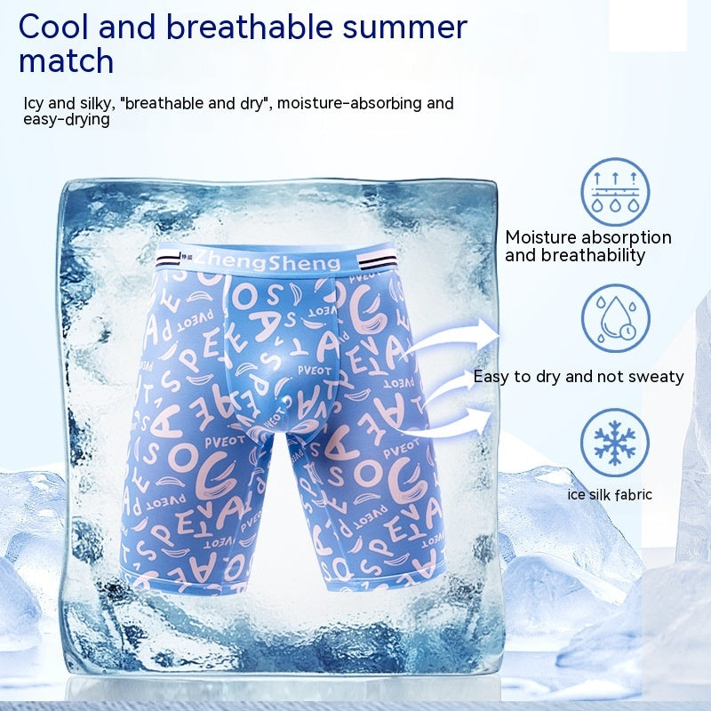 Thomas – Boxers en soie de glace pour hommes