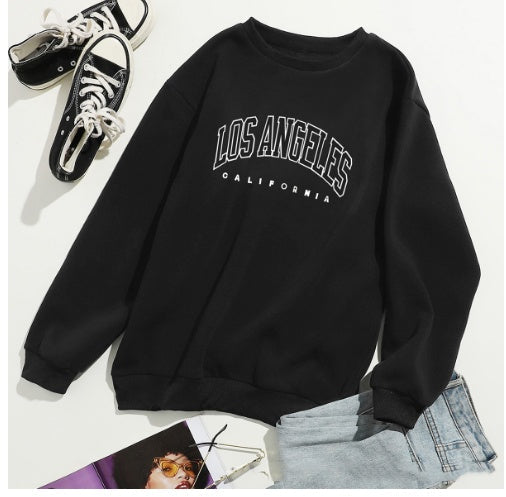 Mandy – Lässiger Rundhals-Pullover mit Letter-Print