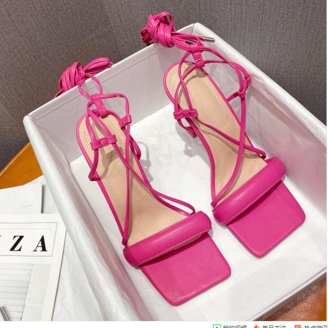 Marion – Sandales à Brides Découpées en Stiletto