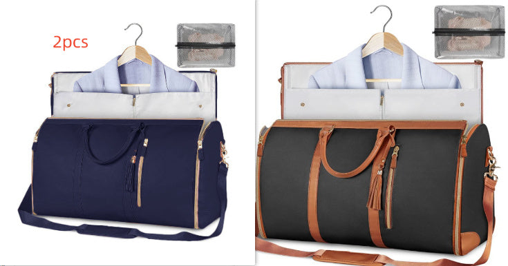 Emma – Grande Capacité Sac de Voyage Duffle pour Femmes, Sac à Costume Pliable, Imperméable