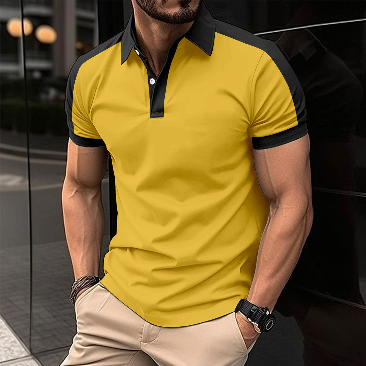 Jacob – Polo Business à Manches Courtes pour Hommes