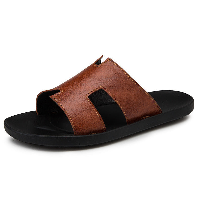 Jay – Sandales tongs en cuir vegan pour homme