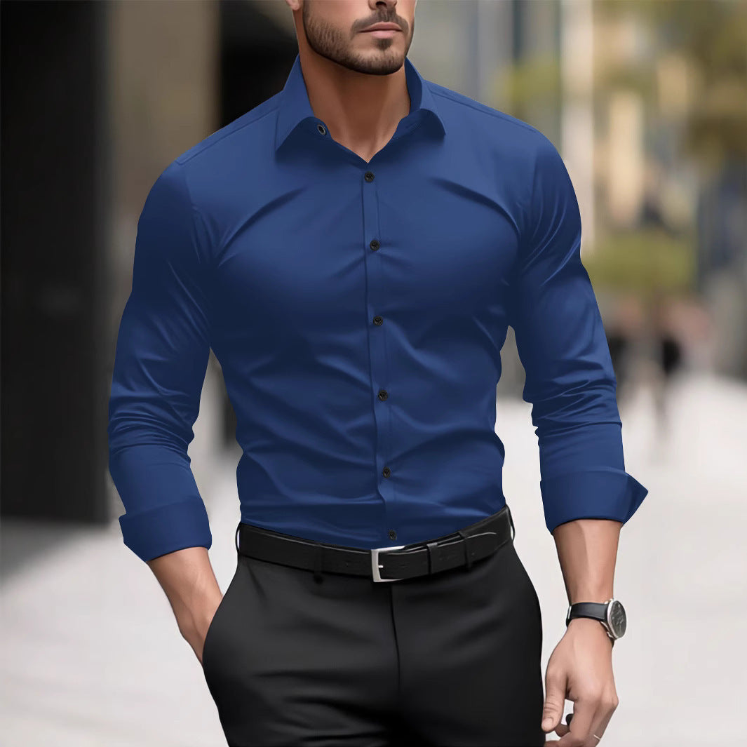 Kirk – Chemise Business-Casual Longue pour Homme