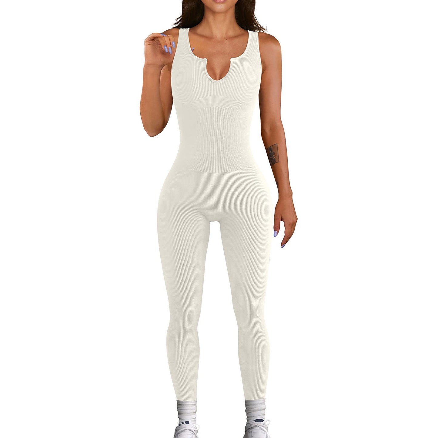 Imogen – Combinaison Sans Manches avec Fil Élastique