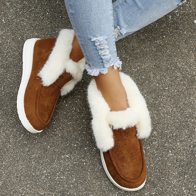 Marion – Bottes d'hiver chaudes avec doublure en peluche pour femmes