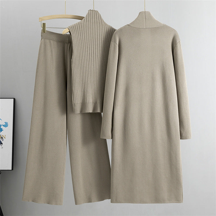 Tanya – Ensemble en Tricot avec Veste, Cardigan et Pantalon