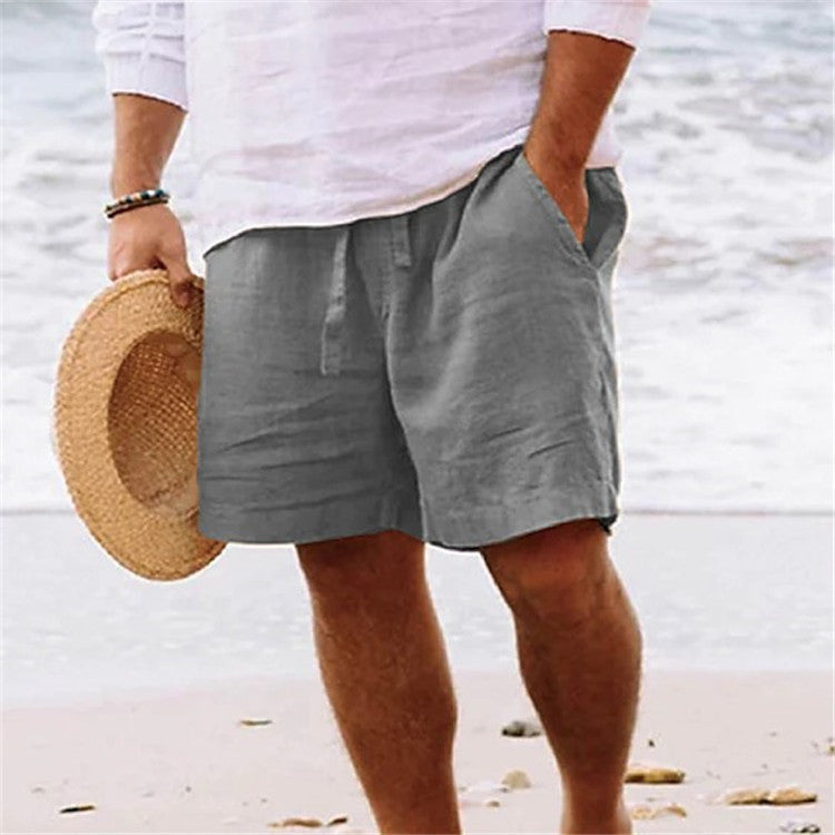 Adrian – Herren Shorts in Reiner Farbe und Atmungsaktivem Komfort