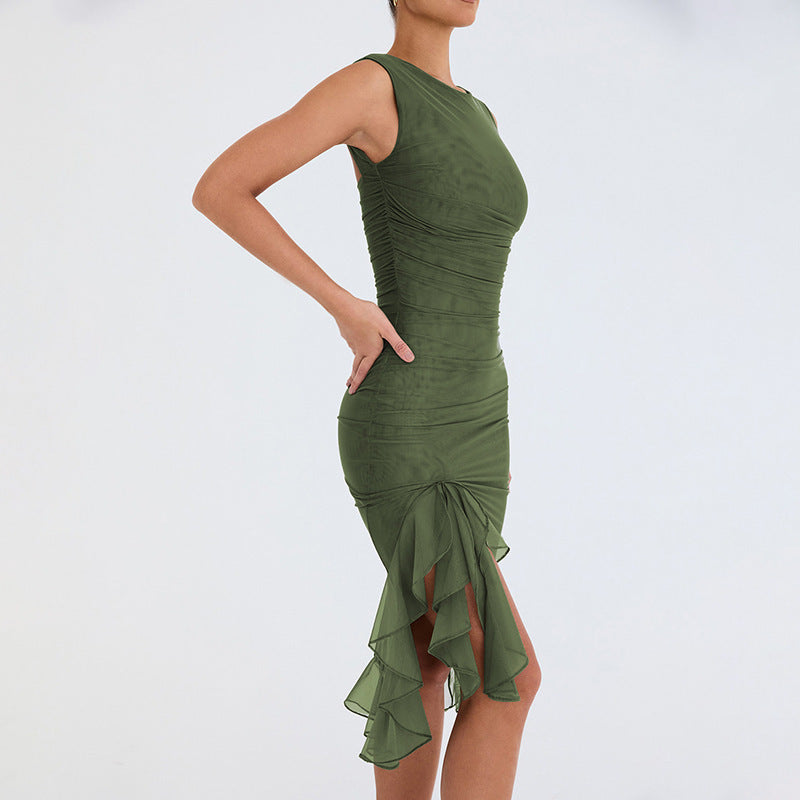 Amy – Robe de soirée sans manches ajustée