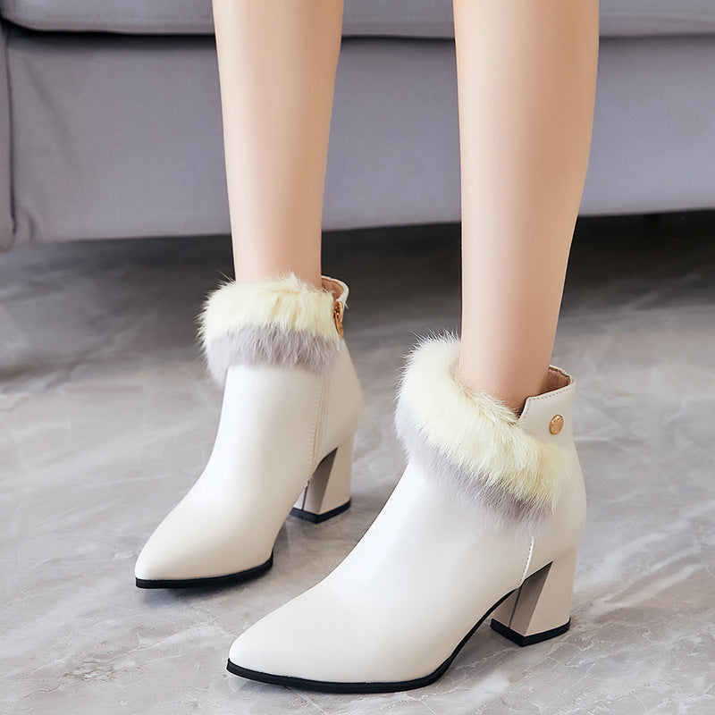 Helen – Bottes d'hiver pour femmes en cuir vegan haut de gamme