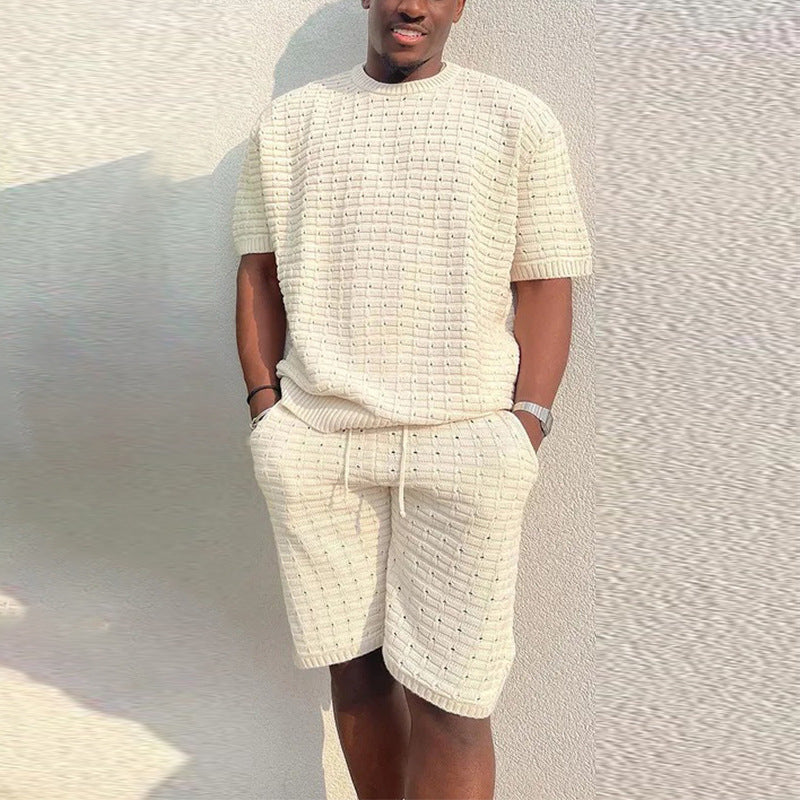 Neil – Ensemble d'été décontracté pour hommes avec coupe ample et short
