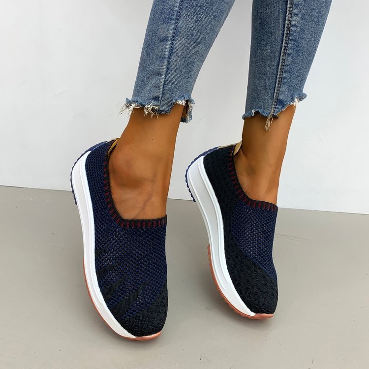 Alison – Baskets Flyknit Respirantes avec Talon Compensé