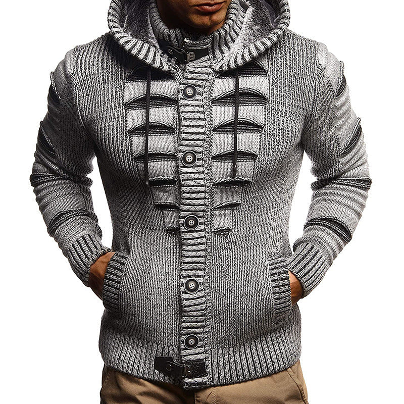 Richard – Veste à Capuche en Tricot pour Hommes