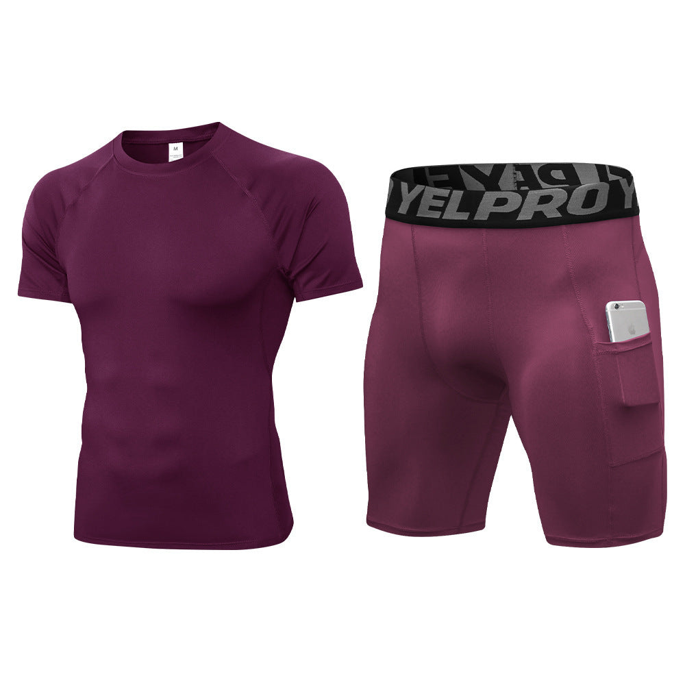 Mathew – Ensemble de sport respirant et séchage rapide pour hommes