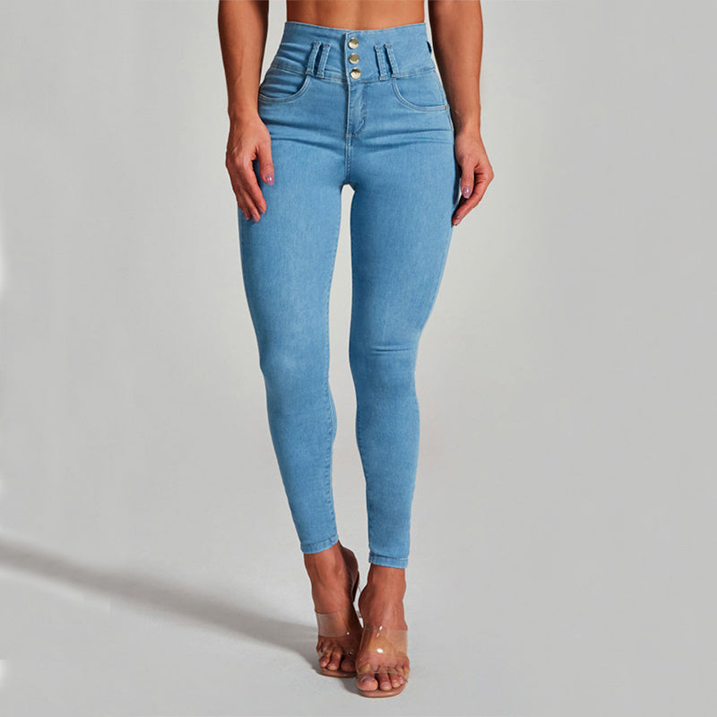 Esme – Jean Skinny Taille Haute avec Effet Sculptant