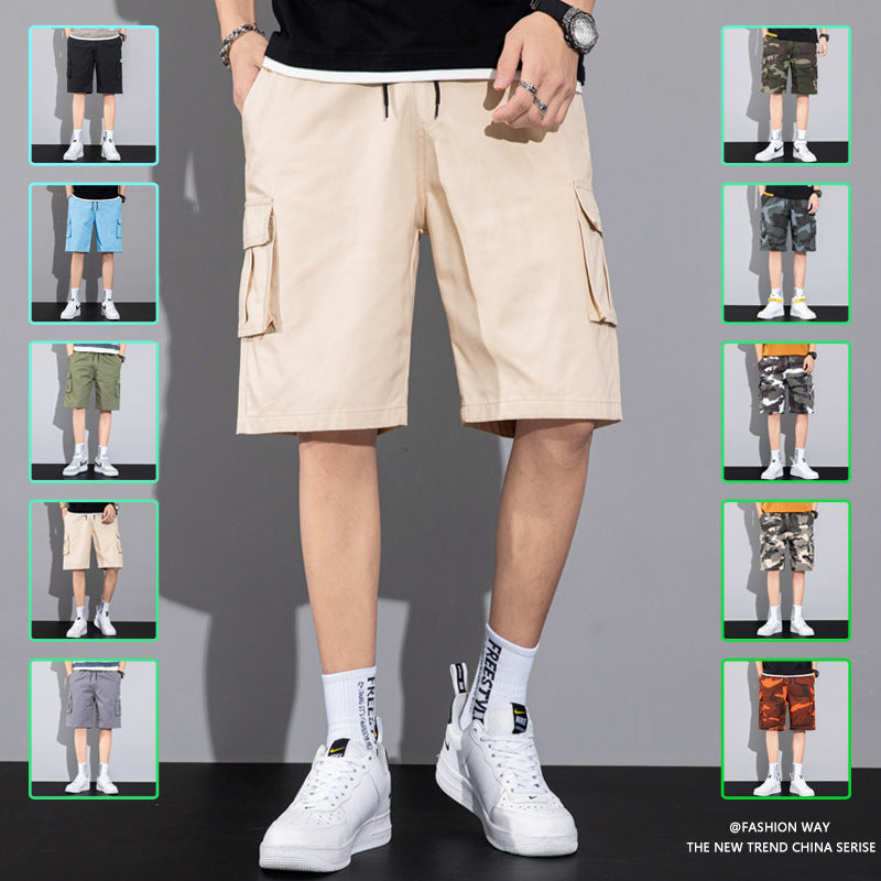 Chris – Legere Cargo-Shorts mit Kordelzug und mehreren Taschen