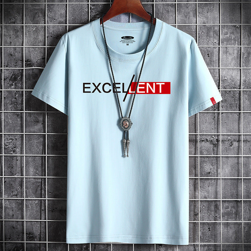Harvey – T-shirt d'été en coton pour hommes à manches courtes