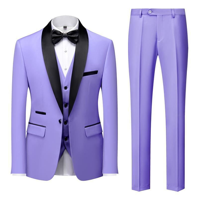 Ben – Costume trois pièces avec col fruité