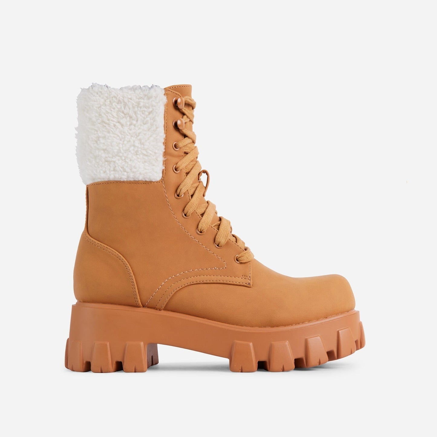 Laura – Bottines à lacets en cuir vegan pour femme