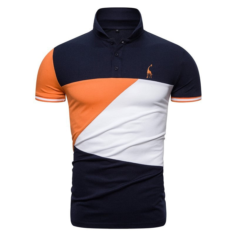 Ted – Polo à Manches Courtes avec Broderie de Cerf