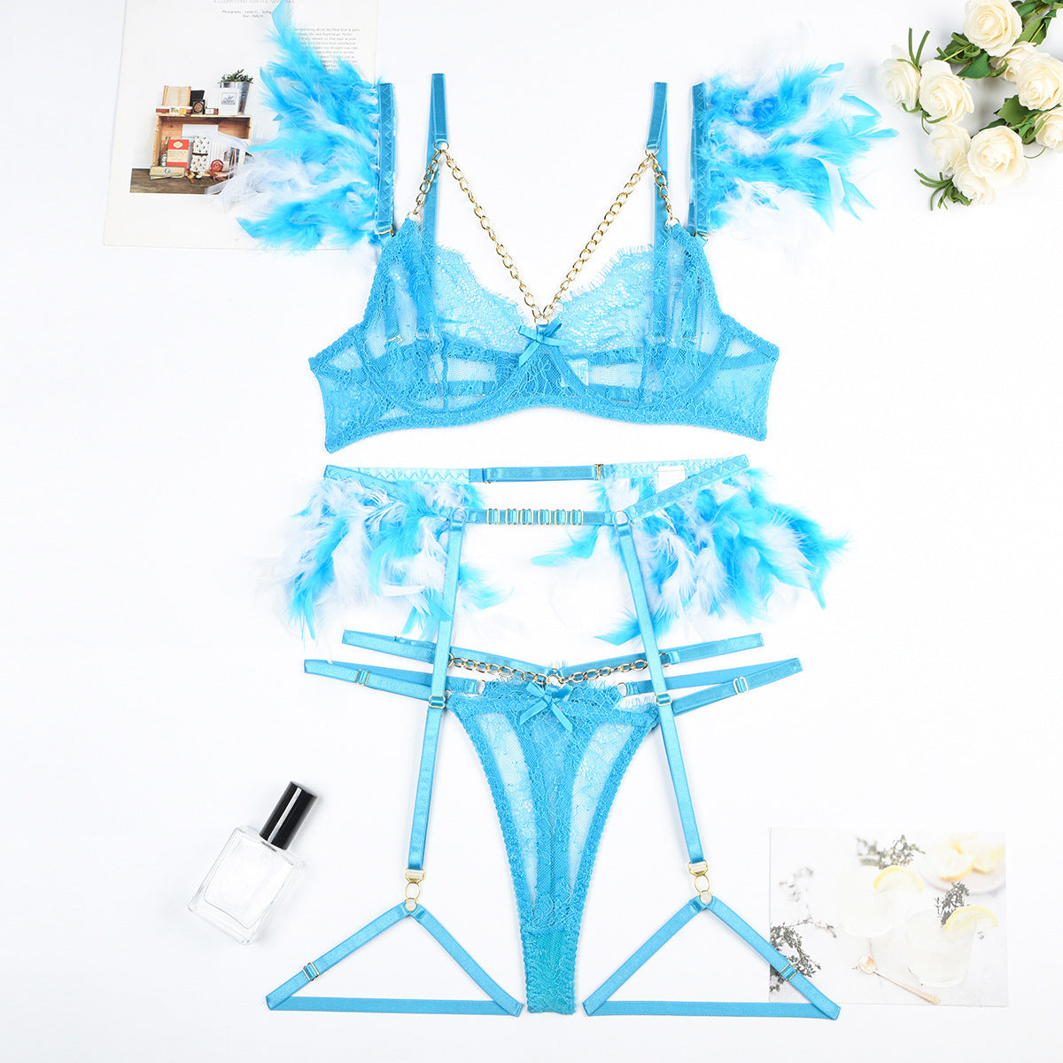 Anne – Ensemble de lingerie en dentelle séduisante pour femmes