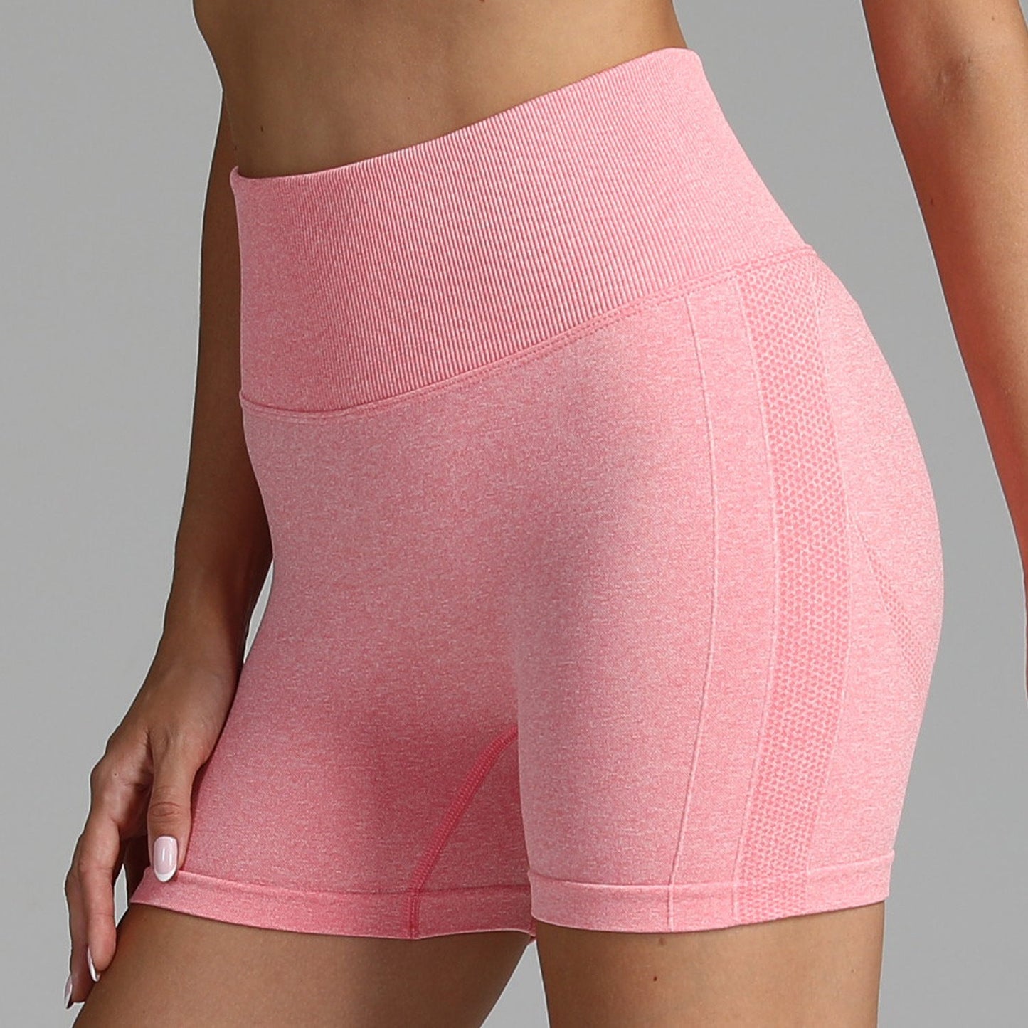 Amanda – Shorts de Yoga Sans Couture pour Femmes avec Taille Haute et Design Gainant