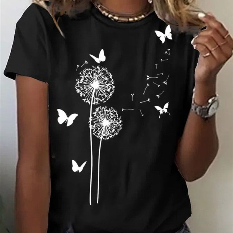 Emma – T-shirt imprimé pour femme en style décontracté