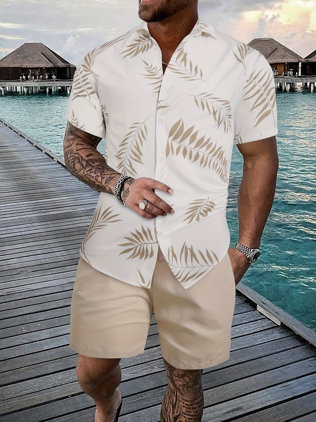 Neville – Costume Short Manches Courtes Imprimé 3D