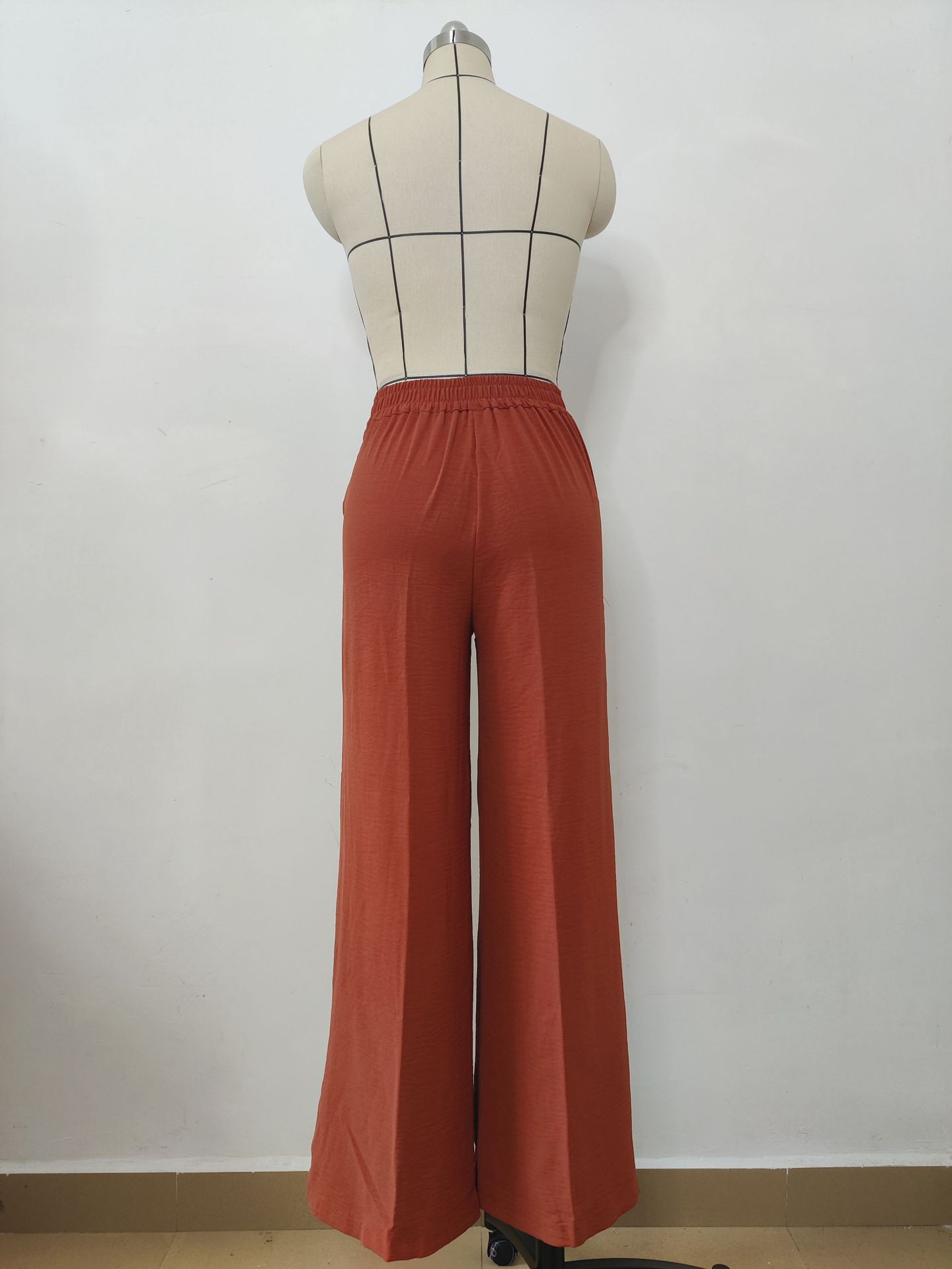 Alice – Pantalon Bouffant Léger à Jambes Larges avec Plis