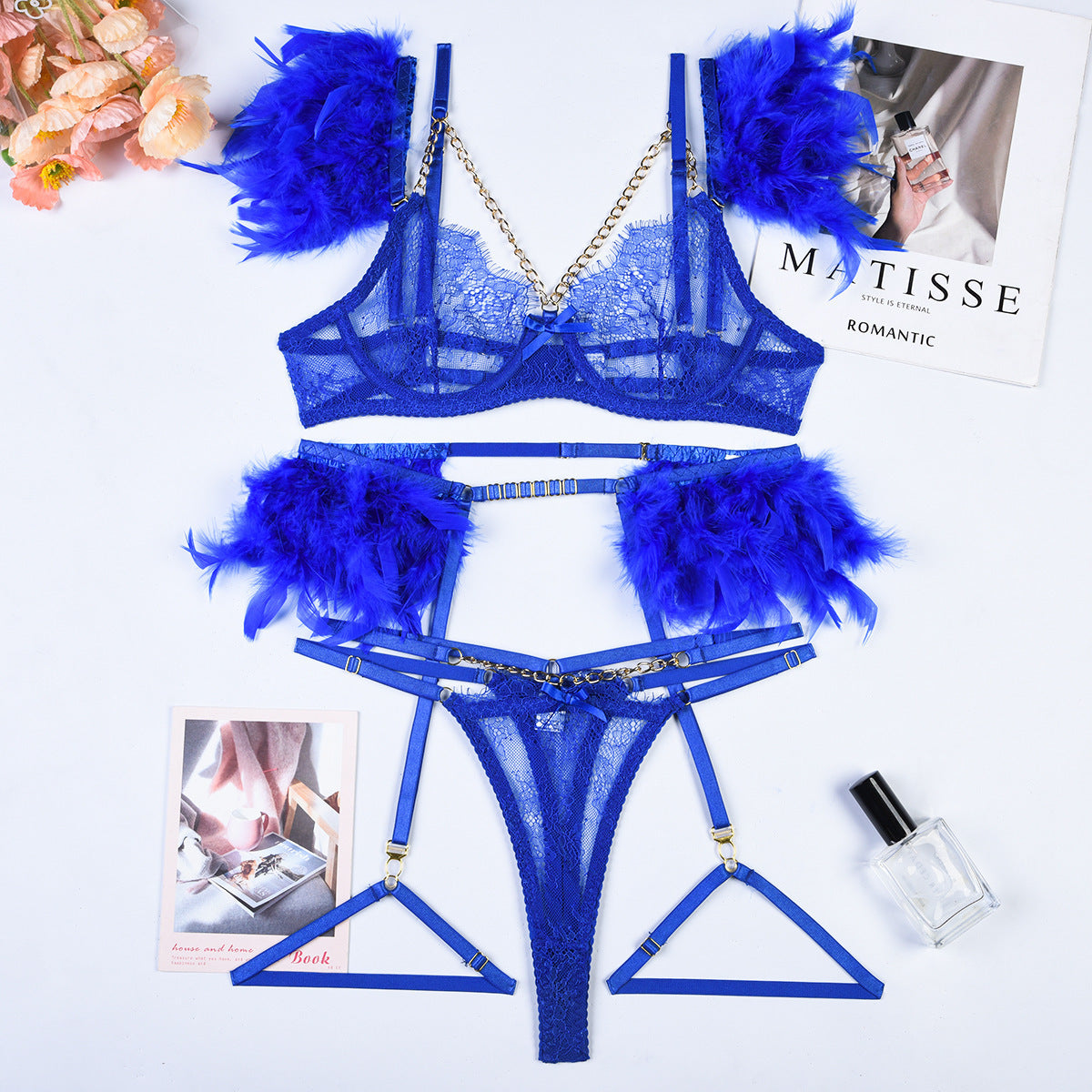 Anne – Ensemble de lingerie en dentelle séduisante pour femmes