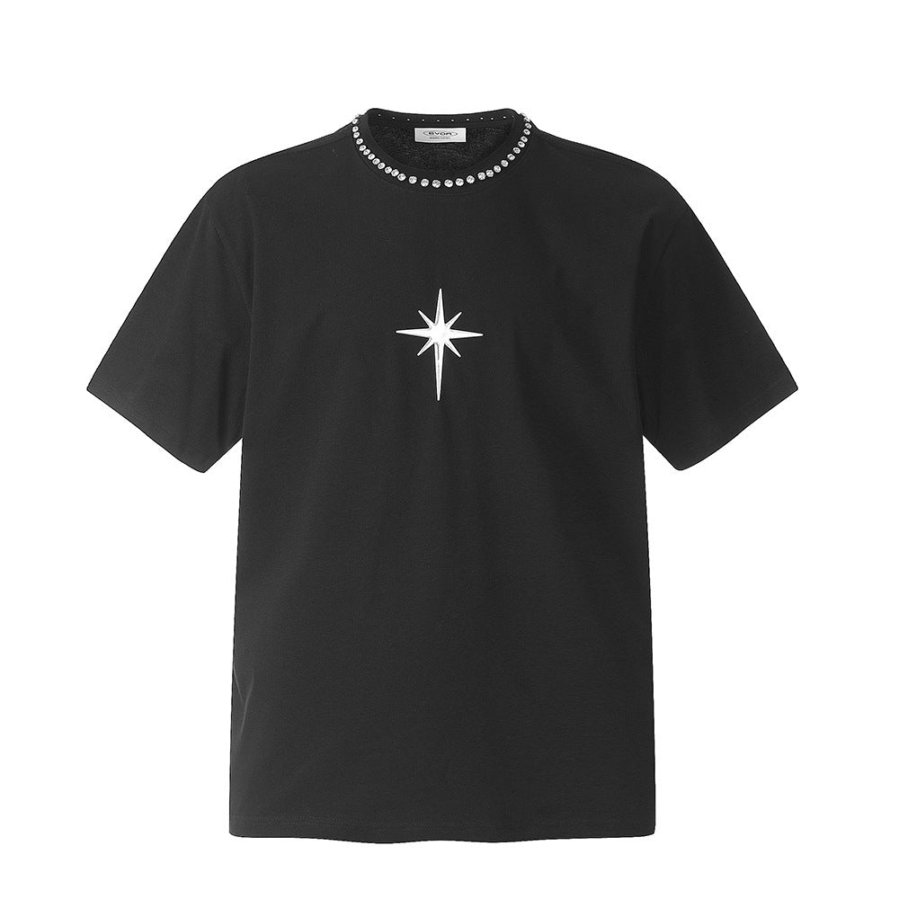Andrew – T-shirt Étoile Cross Sombre pour Homme