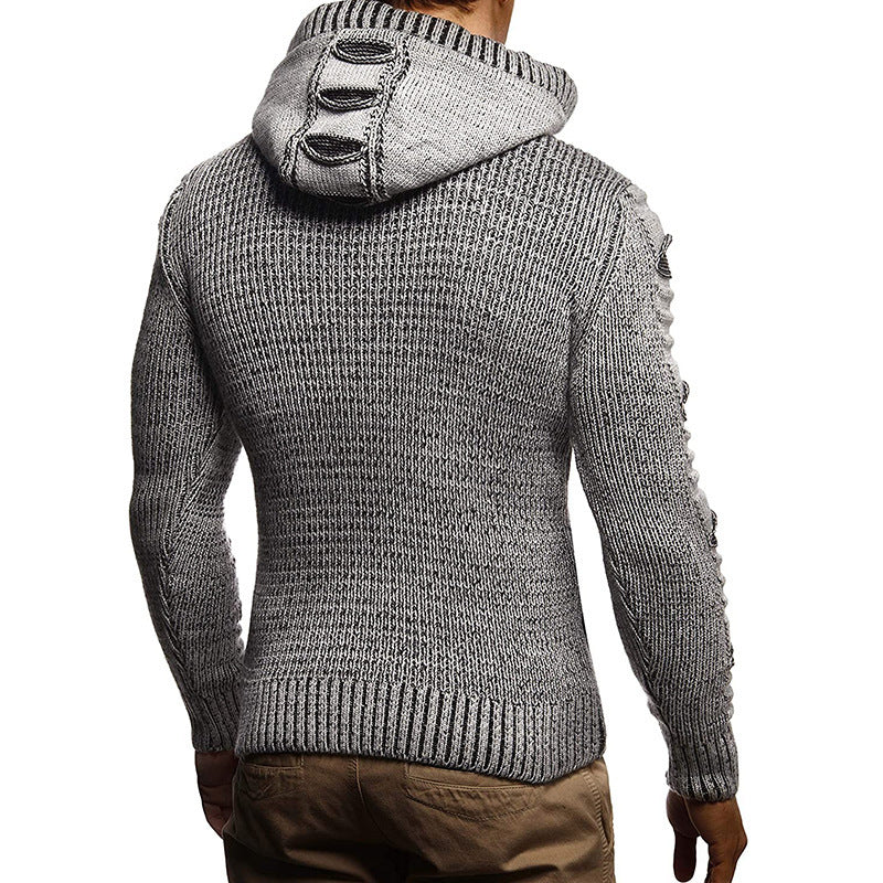 Richard – Veste à Capuche en Tricot pour Hommes