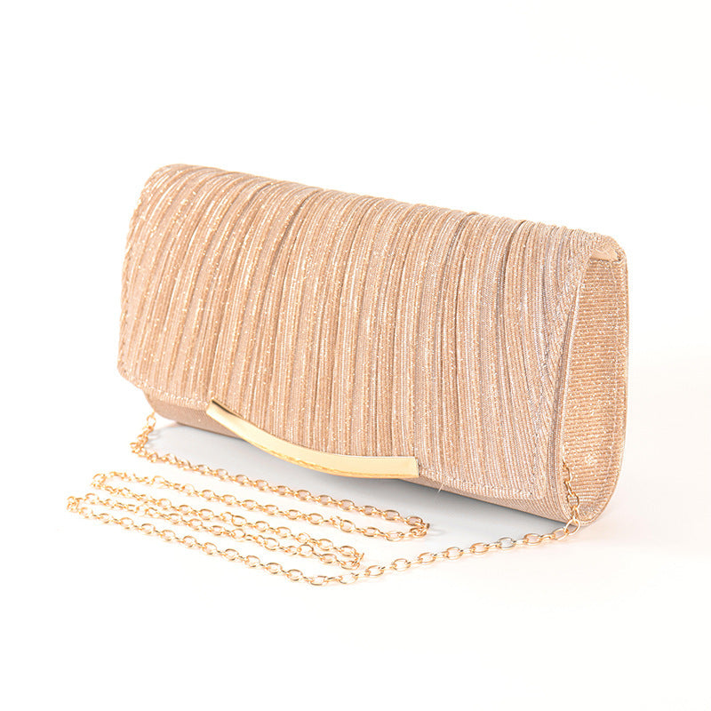 Elizabeth – Sac de soirée uni avec chaîne