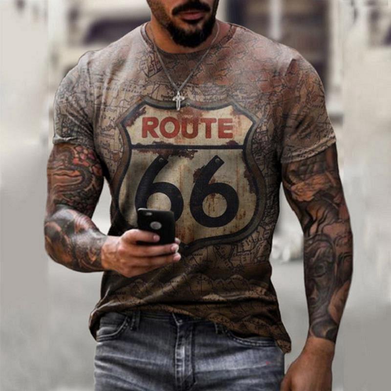 Vincent – T-shirt rétro oversize à manches courtes pour homme