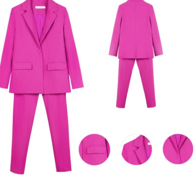 Hannah – Ensemble élégant de tailleur pantalon pour femmes
