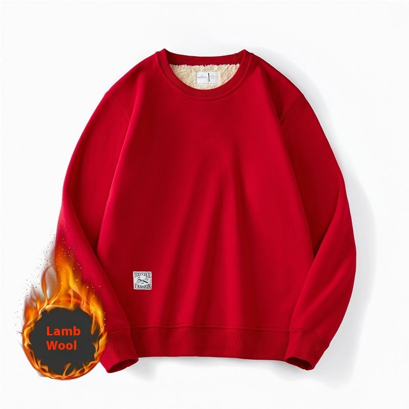 Denis – Warmer Fleece Pullover mit Rundhalsausschnitt für Herren