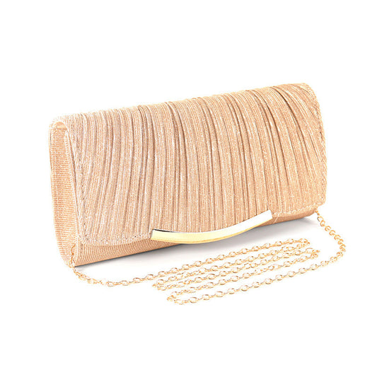 Elizabeth – Sac de soirée uni avec chaîne