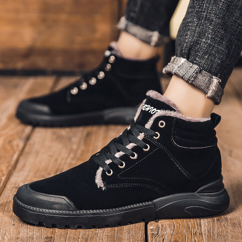 Ross – Bottines chaudes pour homme avec doublure en peluche