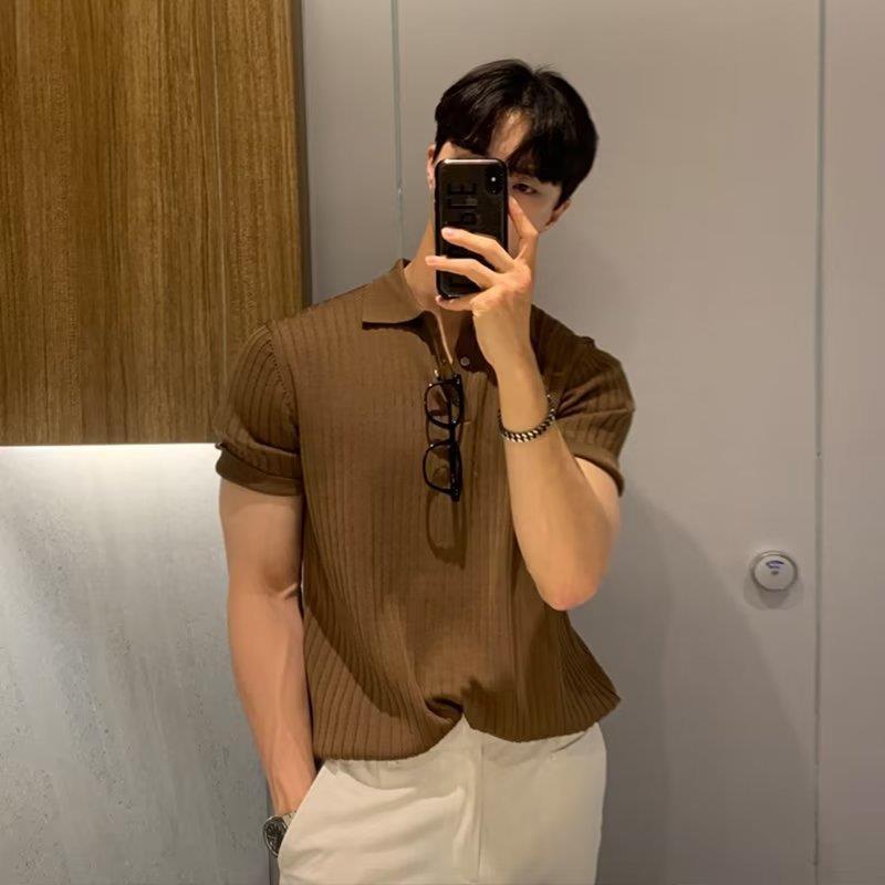 Rod – Poloshirt en Coton Mélangé Style Coréen
