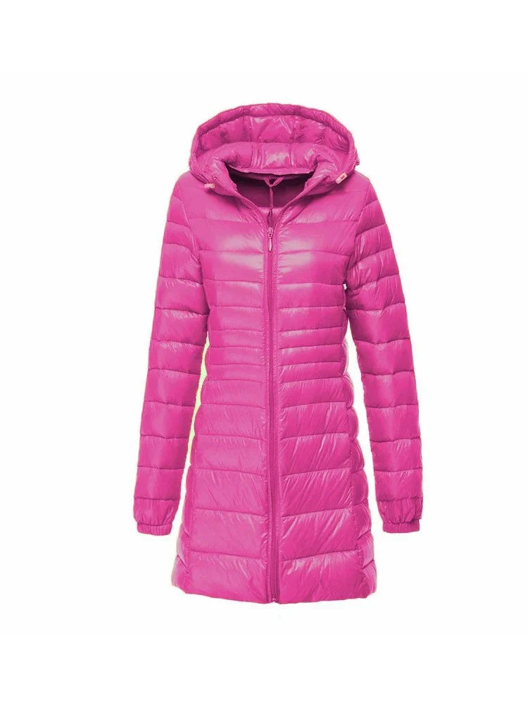Mary – Manteau d'hiver long et matelassé pour femme