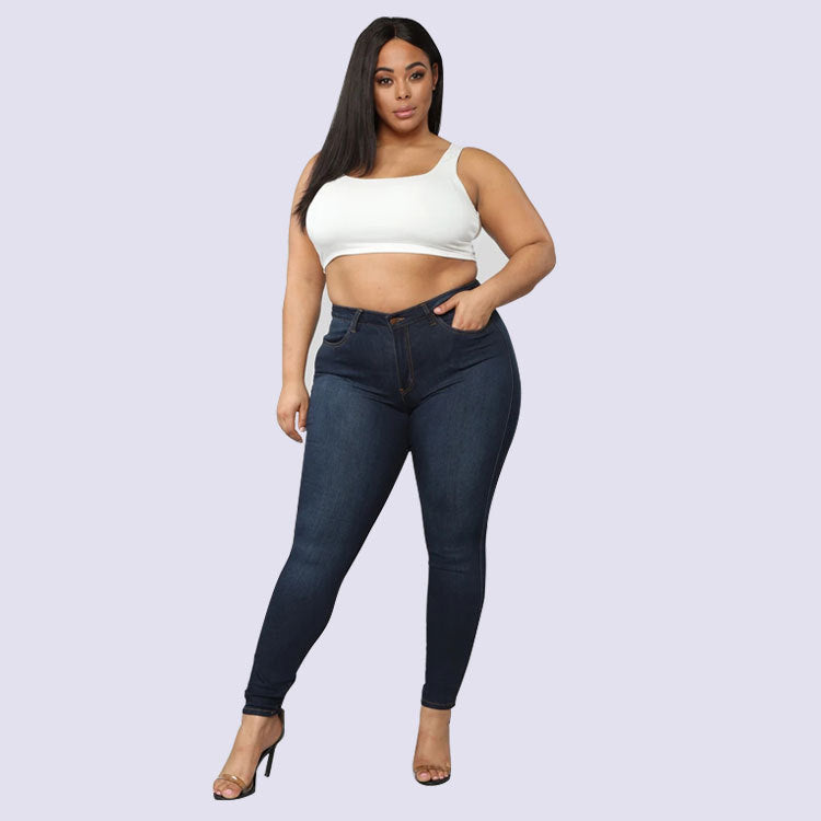 Helen – Jean Crayon Élastique Grande Taille