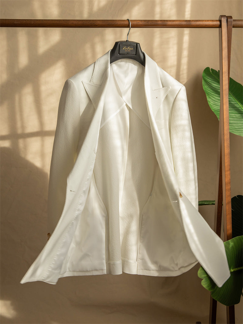 Daniel – Costume Seersucker Demi-Doublé pour Homme