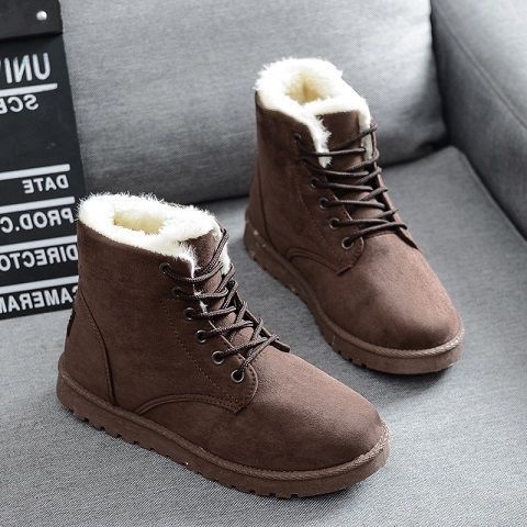 Marion – Bottes plates à lacets pour femmes