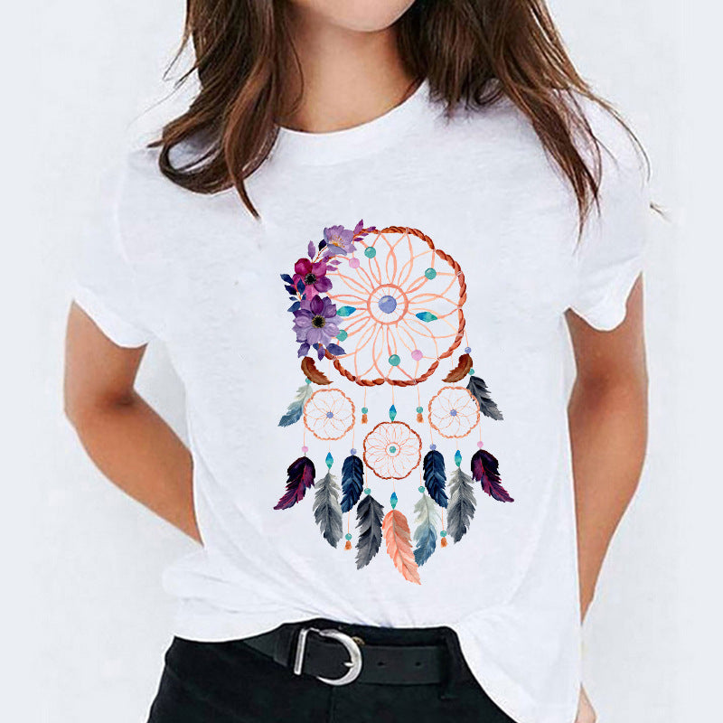 Mandy – T-shirt à Manches Courtes avec Motif Cartoon