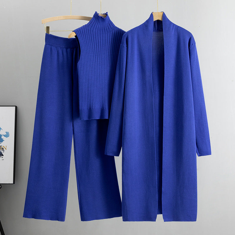 Tanya – Ensemble en Tricot avec Veste, Cardigan et Pantalon