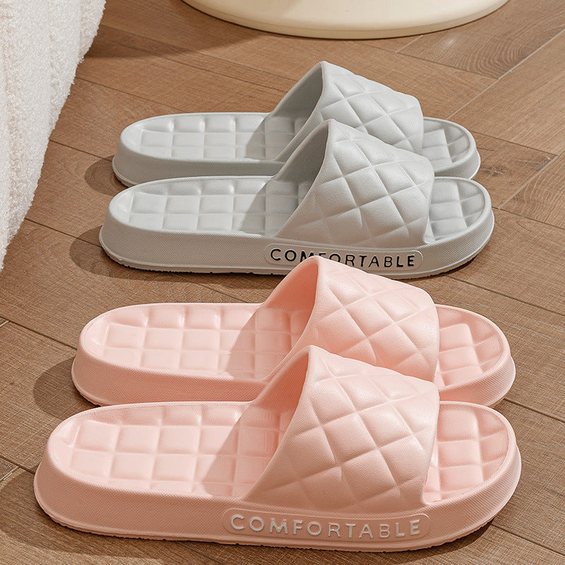 Nick – Chaussons Doux à Motif Carreaux