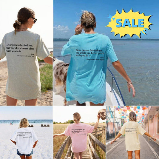 Sophie – T-shirt à col rond avec slogan