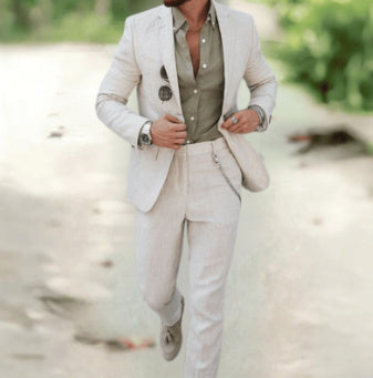 Charles – Costume Deux Pièces pour Homme en Grande Taille